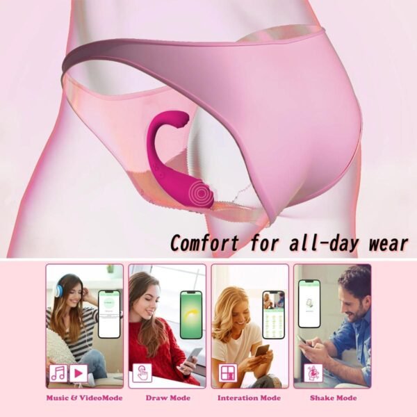 9 Speed APP Controlled Vaginal Vibrators G Spot Vibrating Egg Massager Wearable Stimulator Massage Toys For Women Couples - Image 9