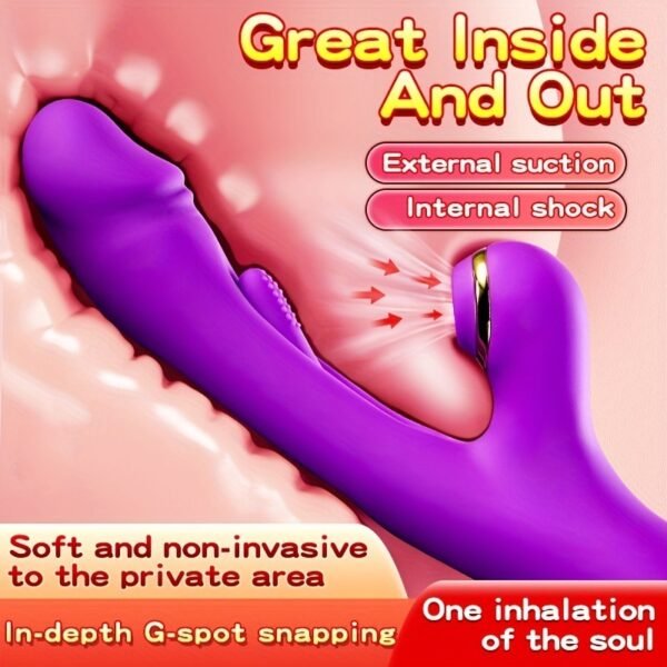 Portable Rabbit Ears Pleasure Toy Set - 10 Powerful Modes, Thrusting & Massage For Men And Women - Summer Gift For Wellness And Pleasure For Women Pleasure Relaxation Tools Deep Tissue - Image 3