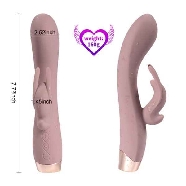 Rabbit G-spot Rechargeable AV Frequency Conversion Female Double Shock - Image 4