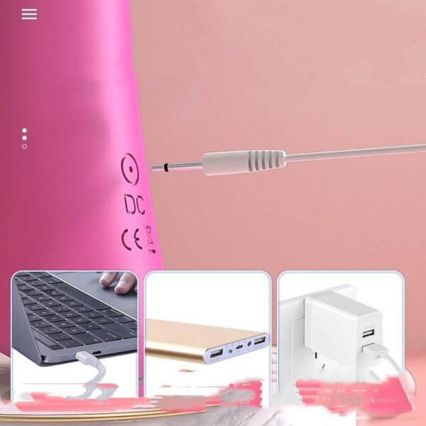 Rose Red Vibrating Spear Toys For Women - Image 3