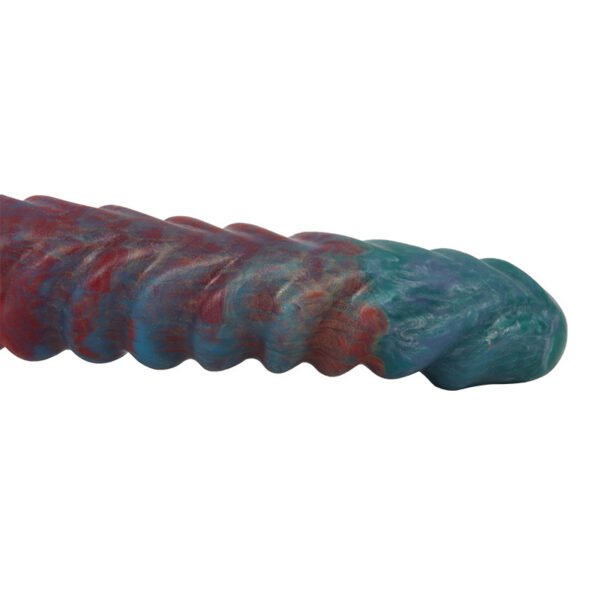 Color Double Head Dildo Fishbone Pattern Butt Plug For Women - Image 5