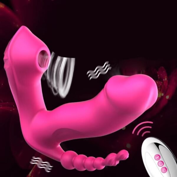 Vibration Remote Control Invisible Female Wear Phallus Toys - Image 3