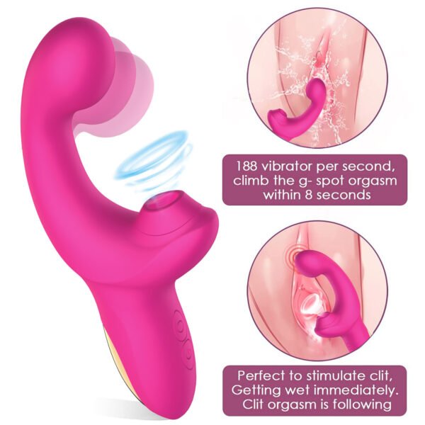 G-spot Massage Finger Button Multi-frequency Sucking Massager - Image 5